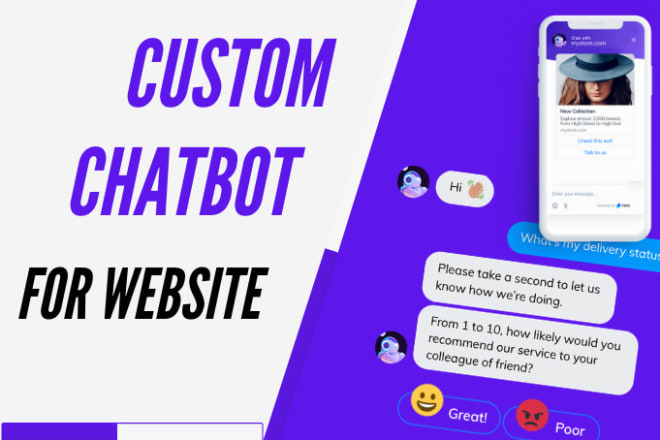 I will create custom chatbot for your website to capture leads and drive sales