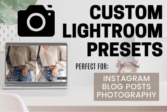 I will create custom lightroom presets