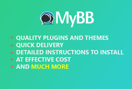 I will create custom mybb plugin and theme