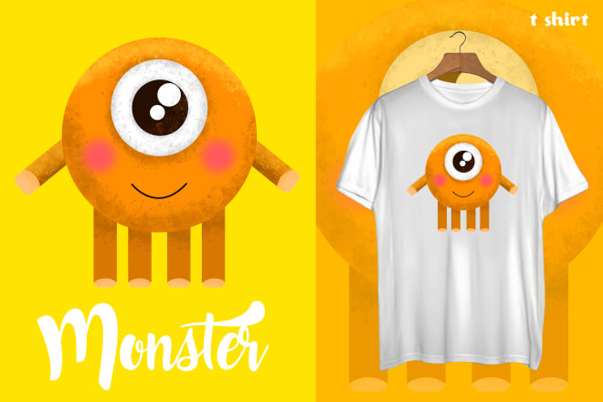 I will create cute graphic t shirt design within 24 hours