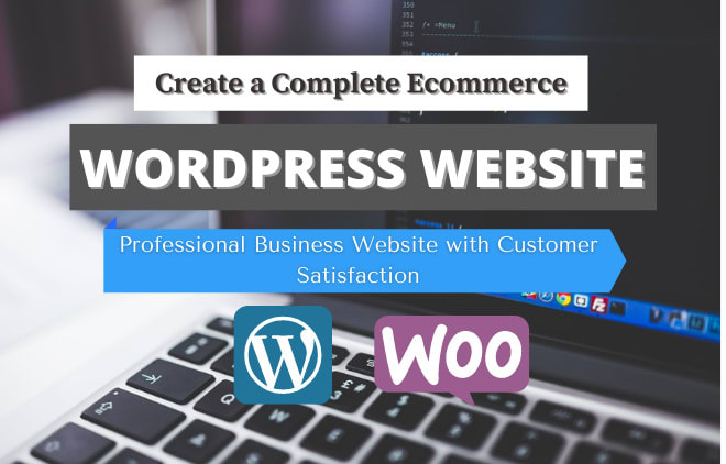 I will create ecommerce website webstore and wordpress website