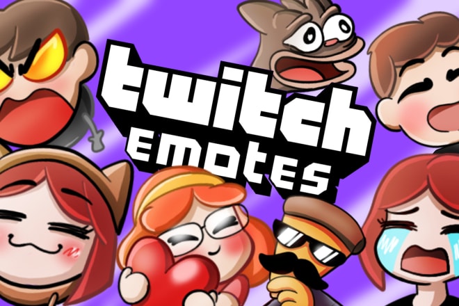 I will create epic and cute twitch emotes or sub budges