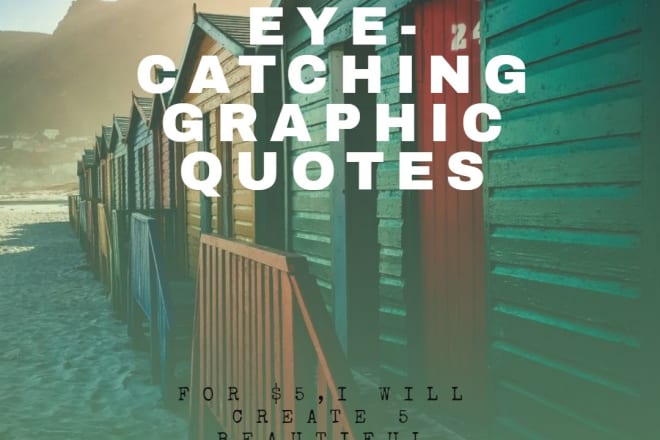 I will create eye catching quotes design