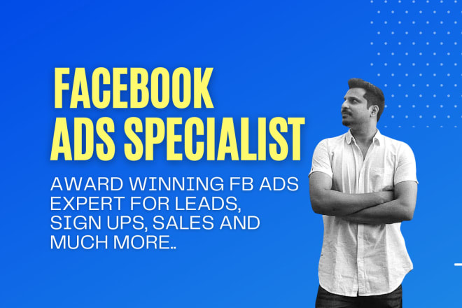 I will create facebook ads to generate leads and get more sales