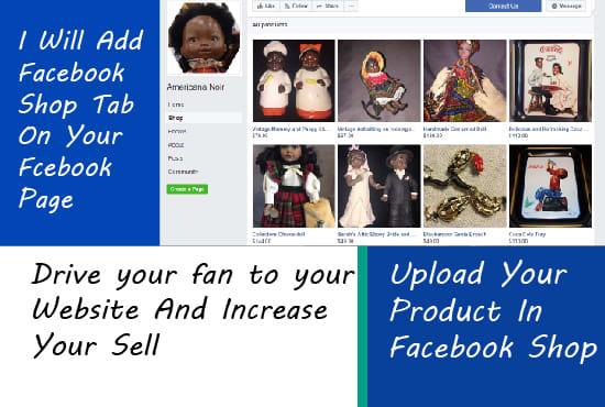I will create facebook ecommerce online shop