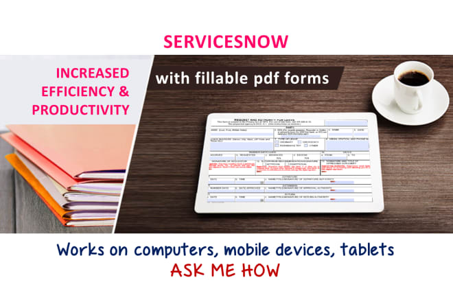 I will create fillable pdf form