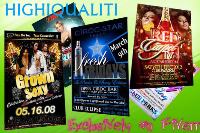 I will create flyer design, poster, brochure for any event