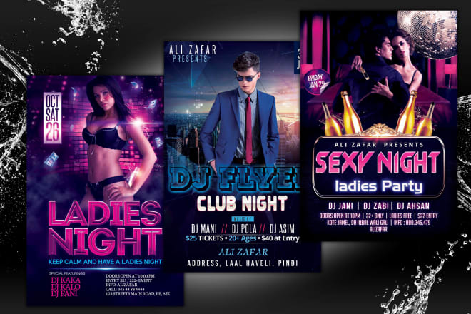 I will create flyer for any event flyer, dj flyer and posters