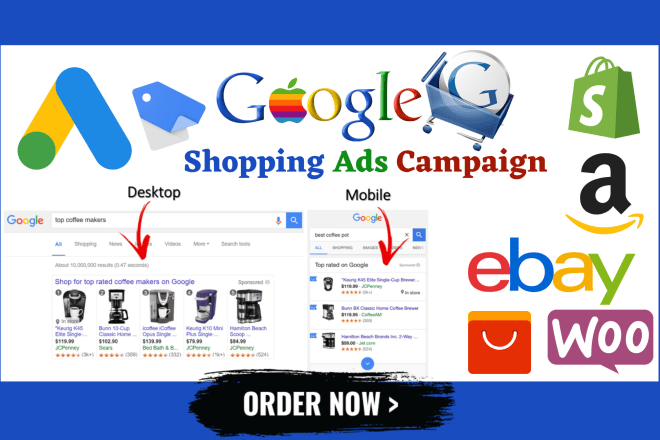 I will create google merchant center and shopping ads campaign