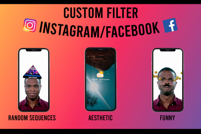 I will create great filters for instagram and facebook