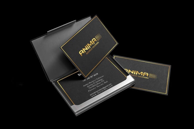 I will create luxury looking business card design