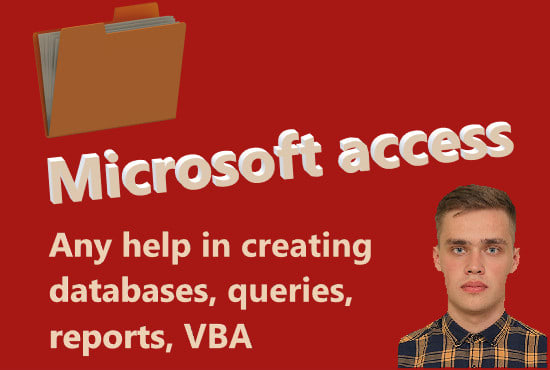 I will create microsoft access database projects