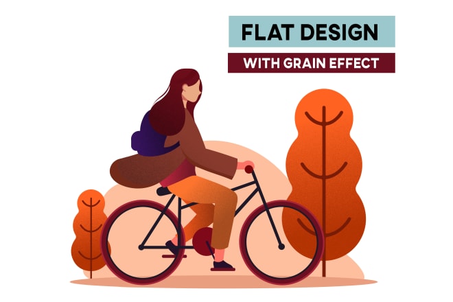 I will create modern flat illustration for website or landing page