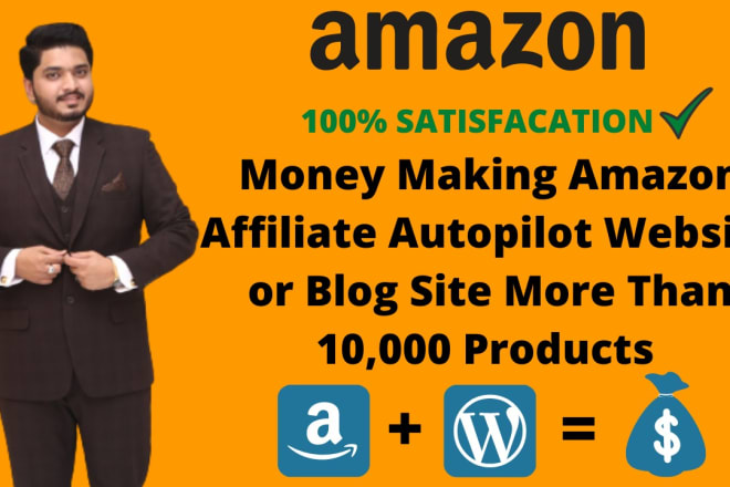 I will create money making amazon affiliate websites or blog sites