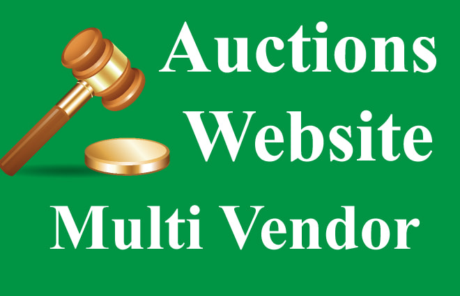 I will create multi vendor auction website