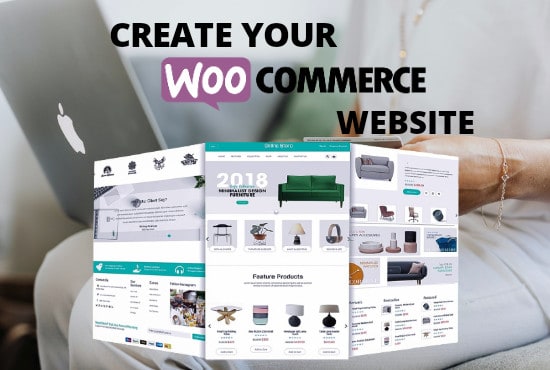 I will create or design wordpress ecommerce website by woocommerce