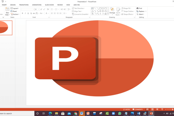 I will create powerpoint presentation in 1 hours