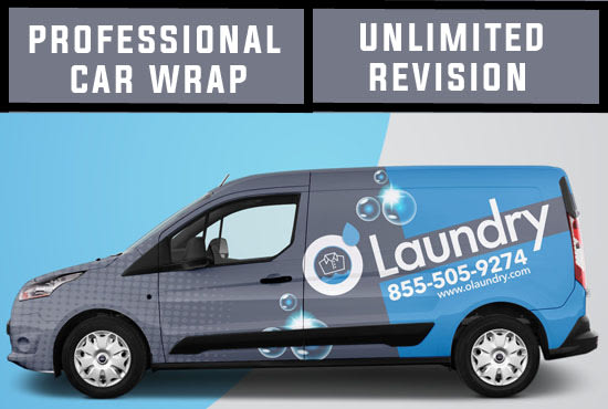 I will create premium quality car wrap,van wrap, truck wrap, and vending machine