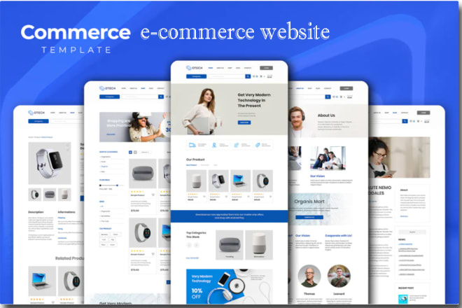 I will create professional ecommerce website with wordpress woocommerce