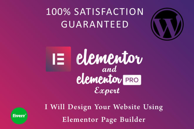 I will create professional site in elementor and elementor pro