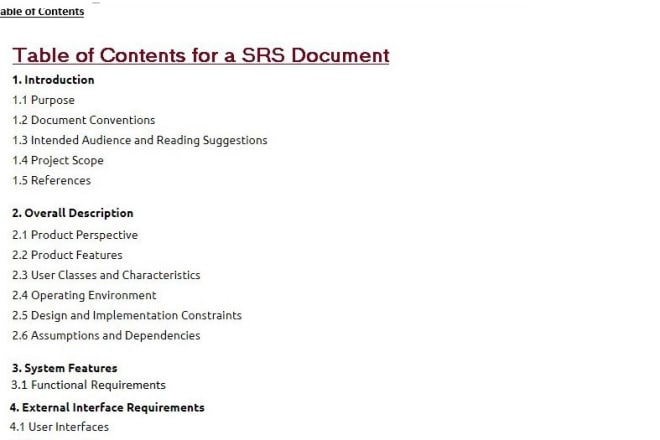 I will create professional srs, IT project docs and provide assistance