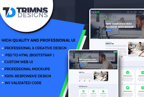 I will create responsive websites, emails and awesome graphic arts