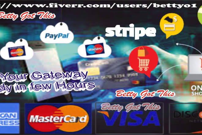 I will create setup and integrate stripe paypal and other payment gateway to shopify