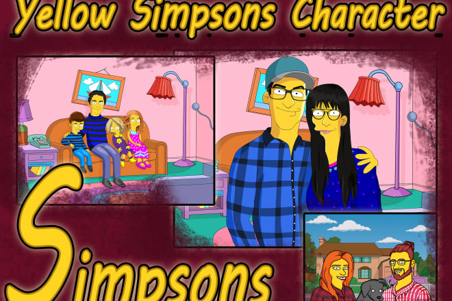 I will create simpsons yellow character for you