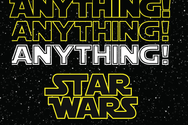 I will create star wars style wording
