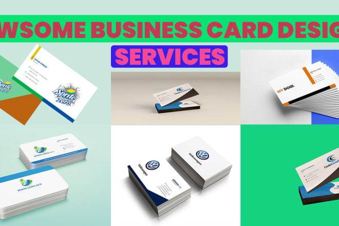 I will create stylish, modern, professional business card design