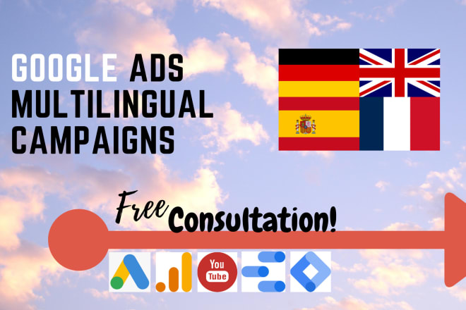 I will create top performing google ads campaigns in english, german, spanish, french