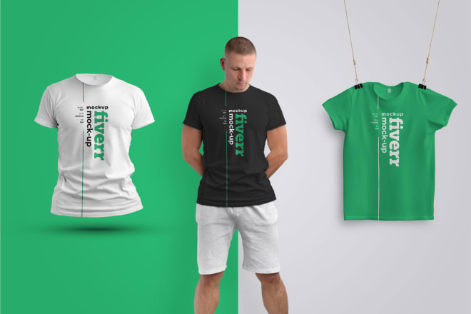 I will create tshirt mockups for your online store