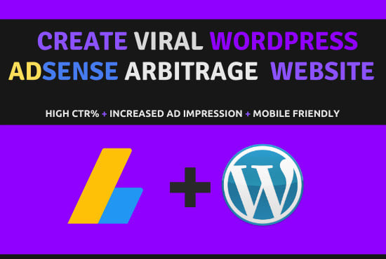 I will create viral adsense arbitrage website in 24 hours
