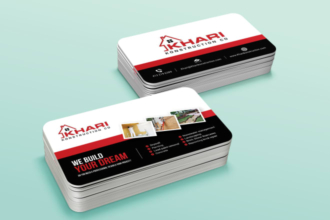 I will create visiting card, business card design