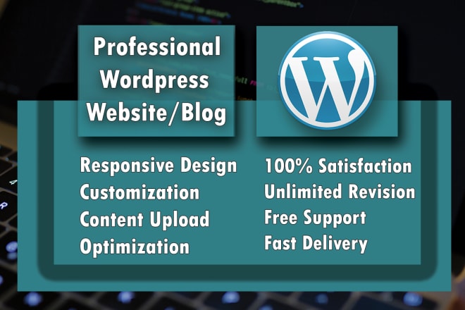 I will create wordpress website design and business website