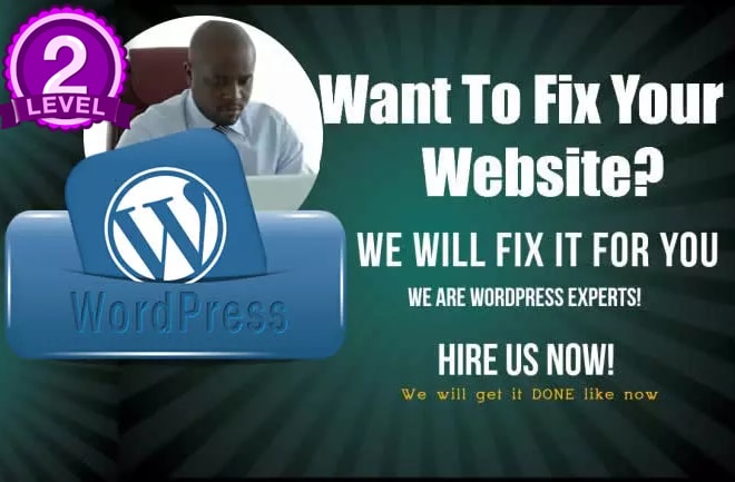 I will create wordpress website, fix wordpress design or cms