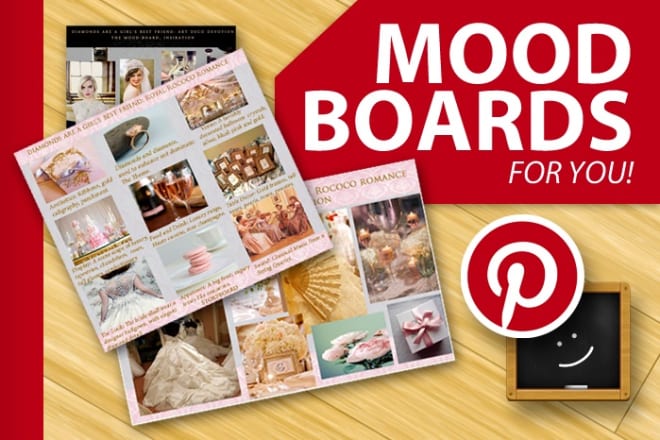 I will create you pinterest boards and moodboards