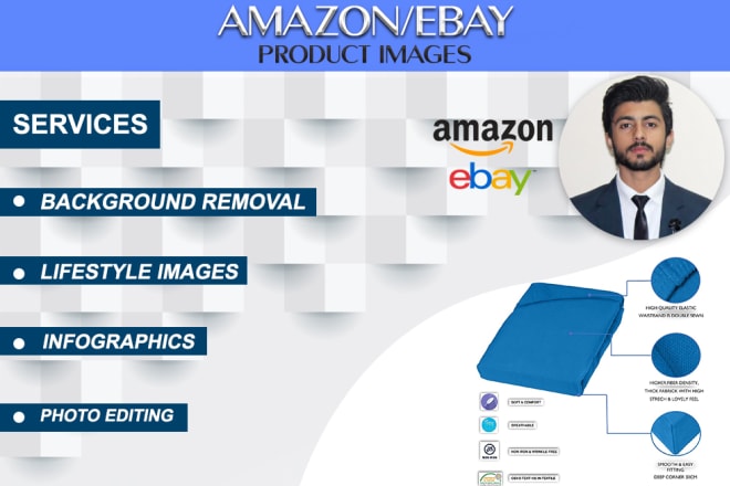 I will create your amazon product listing pictures