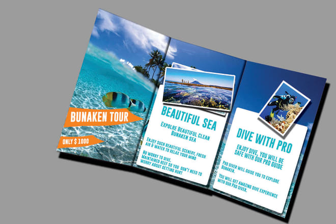 I will create your cool brochure design