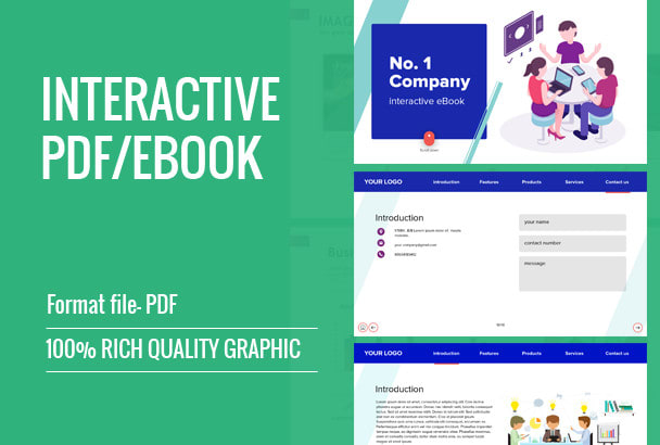 I will create your professional interactive PDF