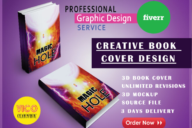 I will creative book covers designs