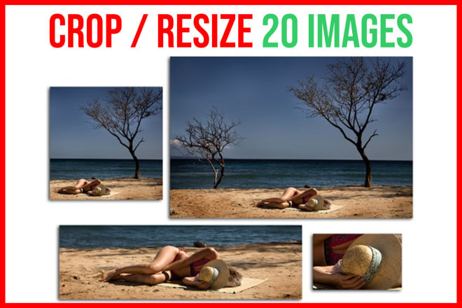 I will crop resize images edit photos cut in 1 hour
