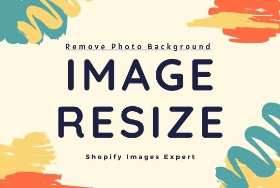 I will crop website pictures resize shopify image remove background for ecommerce store