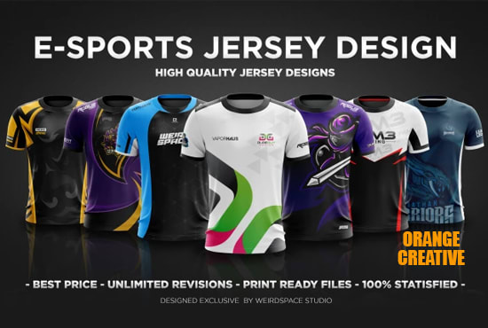 I will custom jersey design or sublimation jersey