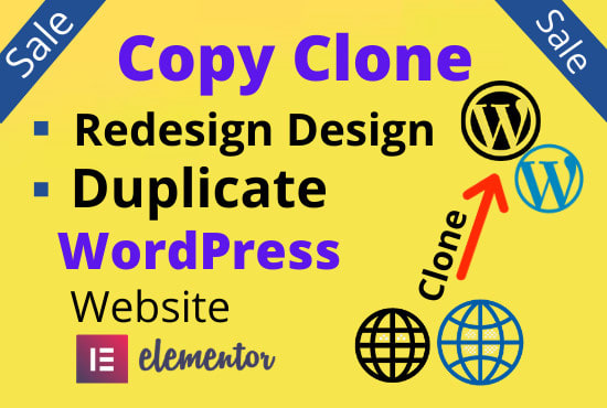 I will customize copy clone duplicate redesign and design wordpress website