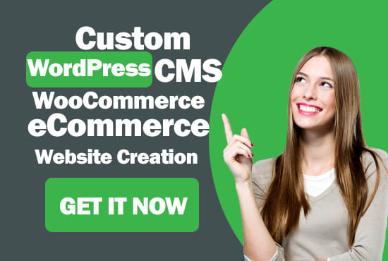 I will customize or create wordpress woo commerce ecommerce cms