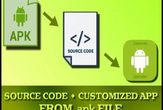 I will decompile android apk to get android, IOS source code for android studio