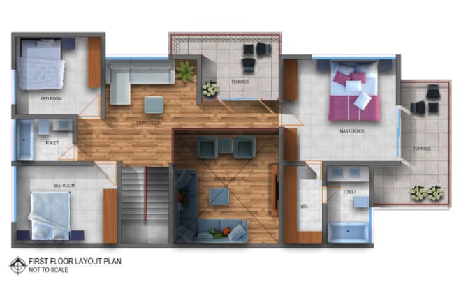 I will design 2d and 3d house plans in 24 hours