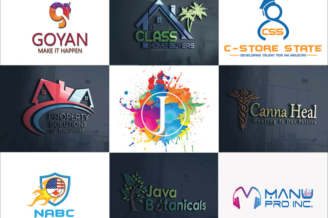 I will design a creative 2d 3d logo with all copyrights