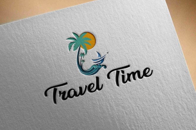 I will design a custom minimalist travel logo for you